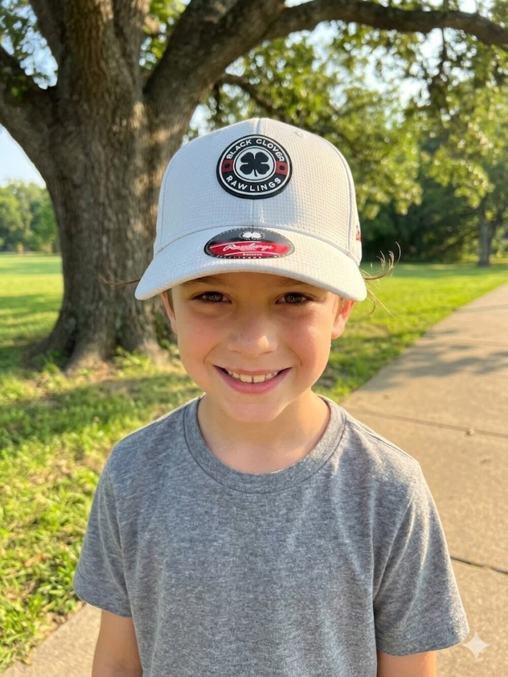 Rawlings Black Clover Post Season Snapback Hat  Youth
